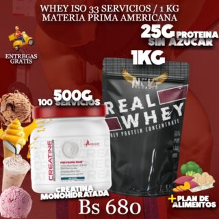 PROTEINA + CREATINA 500G