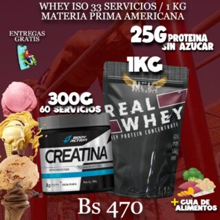 1KG PROTEINA + CREATINA 300G