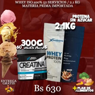 2KG PROTEINA + 300 G CREATINA