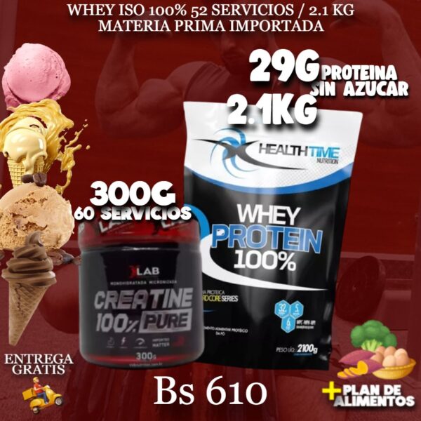 2KG PROTEINA + CREATINA