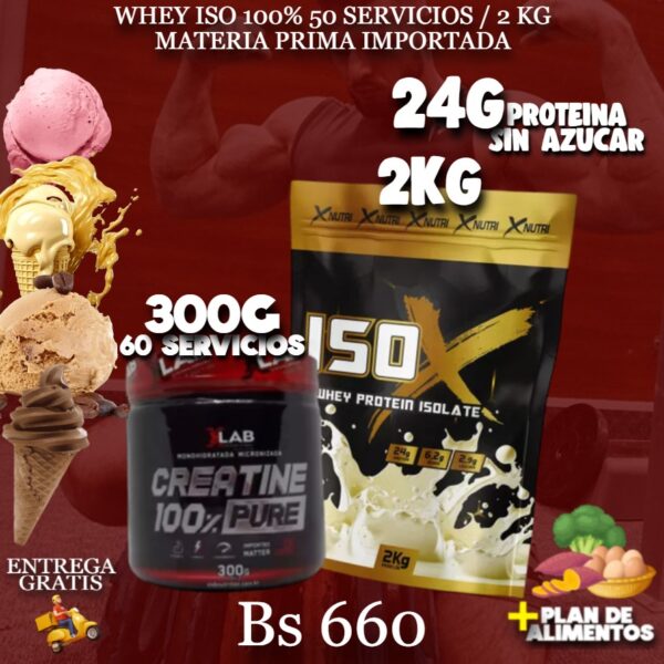 2KG PROTEINA + CREATINA