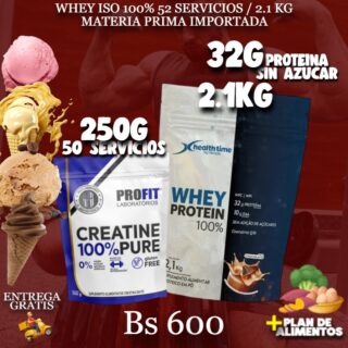2KG PROTEINA + 250 G CREATINA