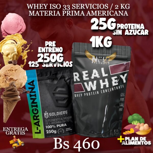 PROTEINA + PRE ENTRENO