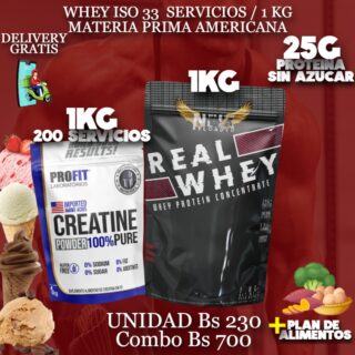 1KG PROTEINA + 1KG CREATINA