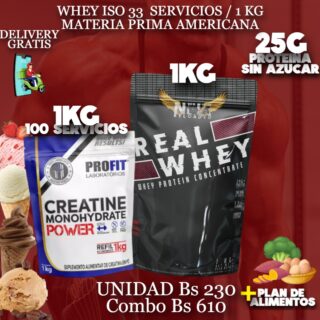 1KG PROTEINA + 1KG CREATINA