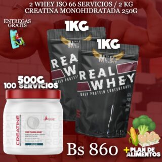 2KG PROTEINA + CREATINA 500G