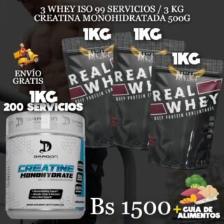 3KG PROTEINA + 1KG CREATINA