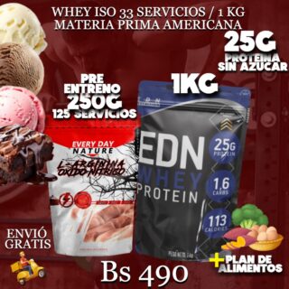 PROTEINA + PRE ENTRENO