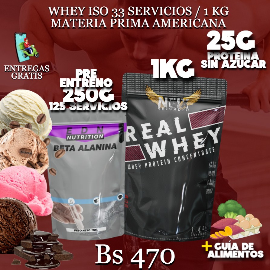 PROTEINA + PRE ENTRENO