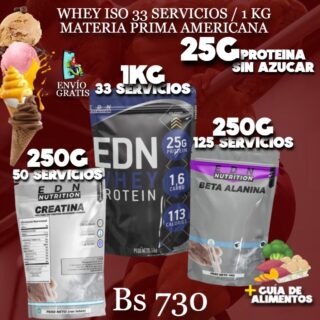 PROTEINA +CREATINA + PRE ENTRENO