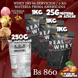 3 PROTEINA + CREATINA 250G