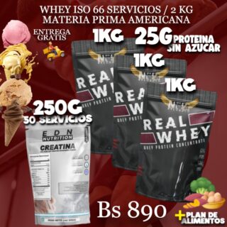 3 PROTEINA + CREATINA 250G