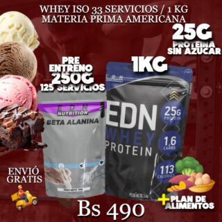 PROTEINA + PRE ENTRENO