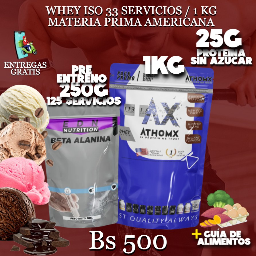 PROTEINA + PRE ENTRENO