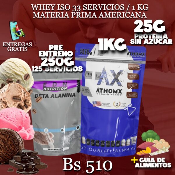 PROTEINA + PRE ENTRENO