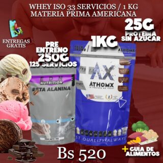 PROTEINA + PRE ENTRENO