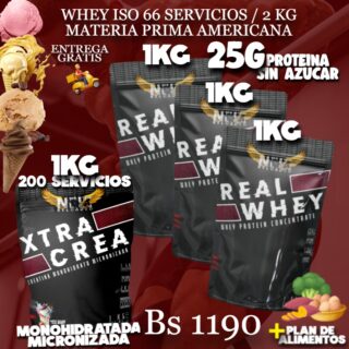 3 PROTEINA + CREATINA MONOHIDRATADA 1KG