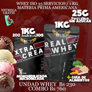 1KG PROTEINA + 1KG CREATINA