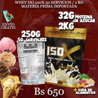 2KG PROTEINA + 250 G CREATINA