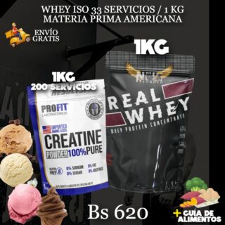1KG PROTEINA + 1KG CREATINA