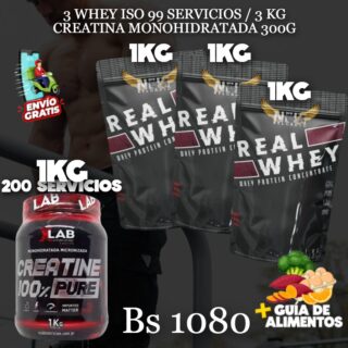 3KG PROTEINA + CREATINA 1 KG
