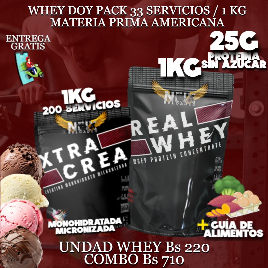 1KG PROTEINA + 1KG CREATINA