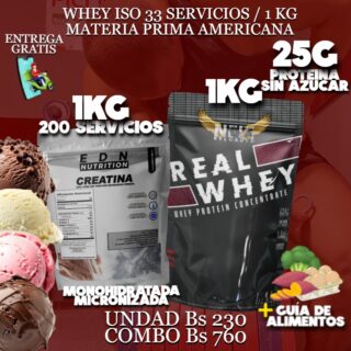 1KG PROTEINA + 1KG CREATINA