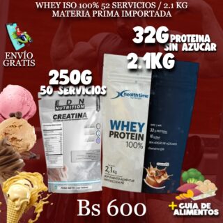 2KG PROTEINA + 250 G CREATINA