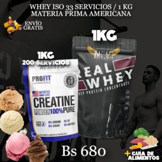 1KG PROTEINA + 1KG CREATINA
