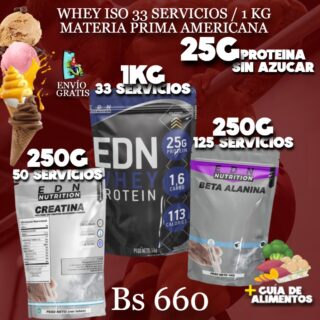 PROTEINA +CREATINA + PRE ENTRENO