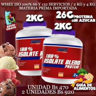 WHEY ISO GIANTS 4 KG / 132 SERV