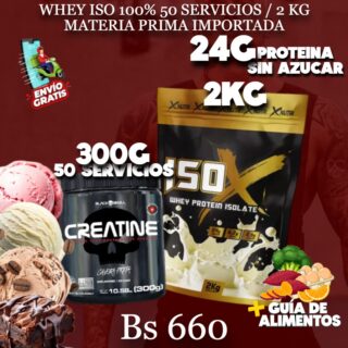 2KG PROTEINA + 300 G CREATINA