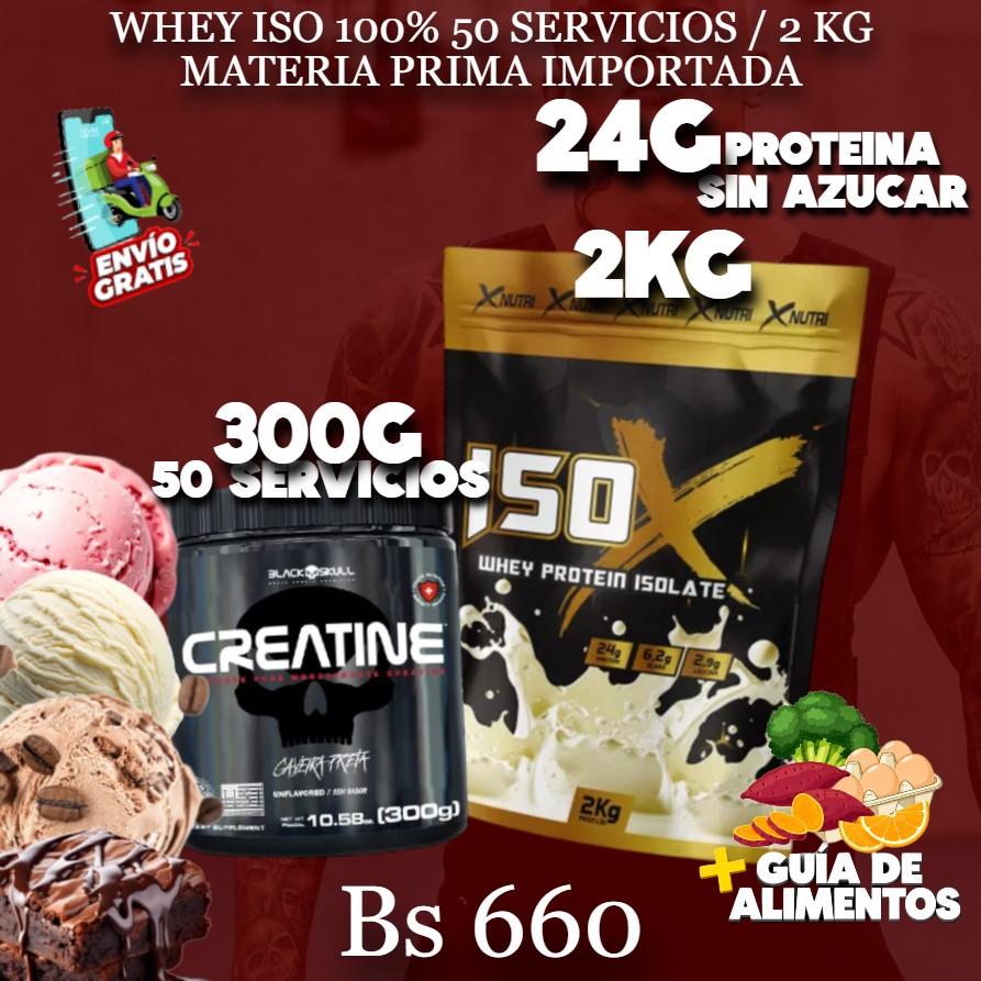 2KG PROTEINA + 300 G CREATINA