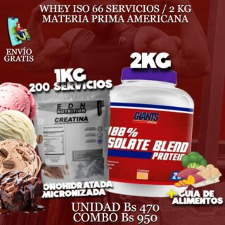 2KG PROTEINA + 1KG CREATINA