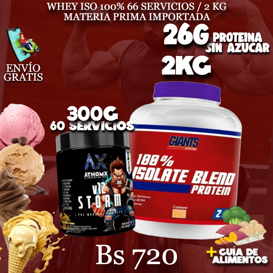 PROTEINA + PRE ENTRENO