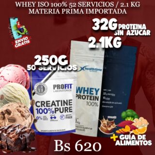 2KG PROTEINA + 250 G CREATINA